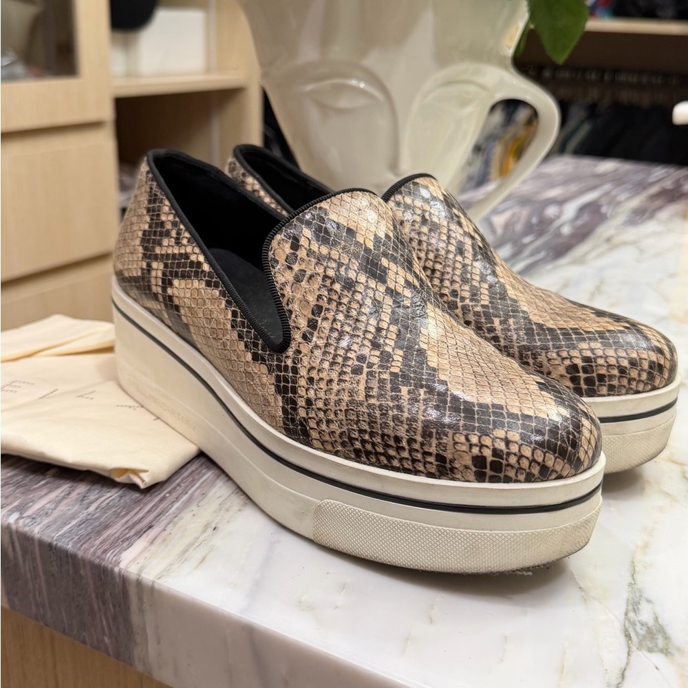 Stella Mccartney Python slip on sneakers 38